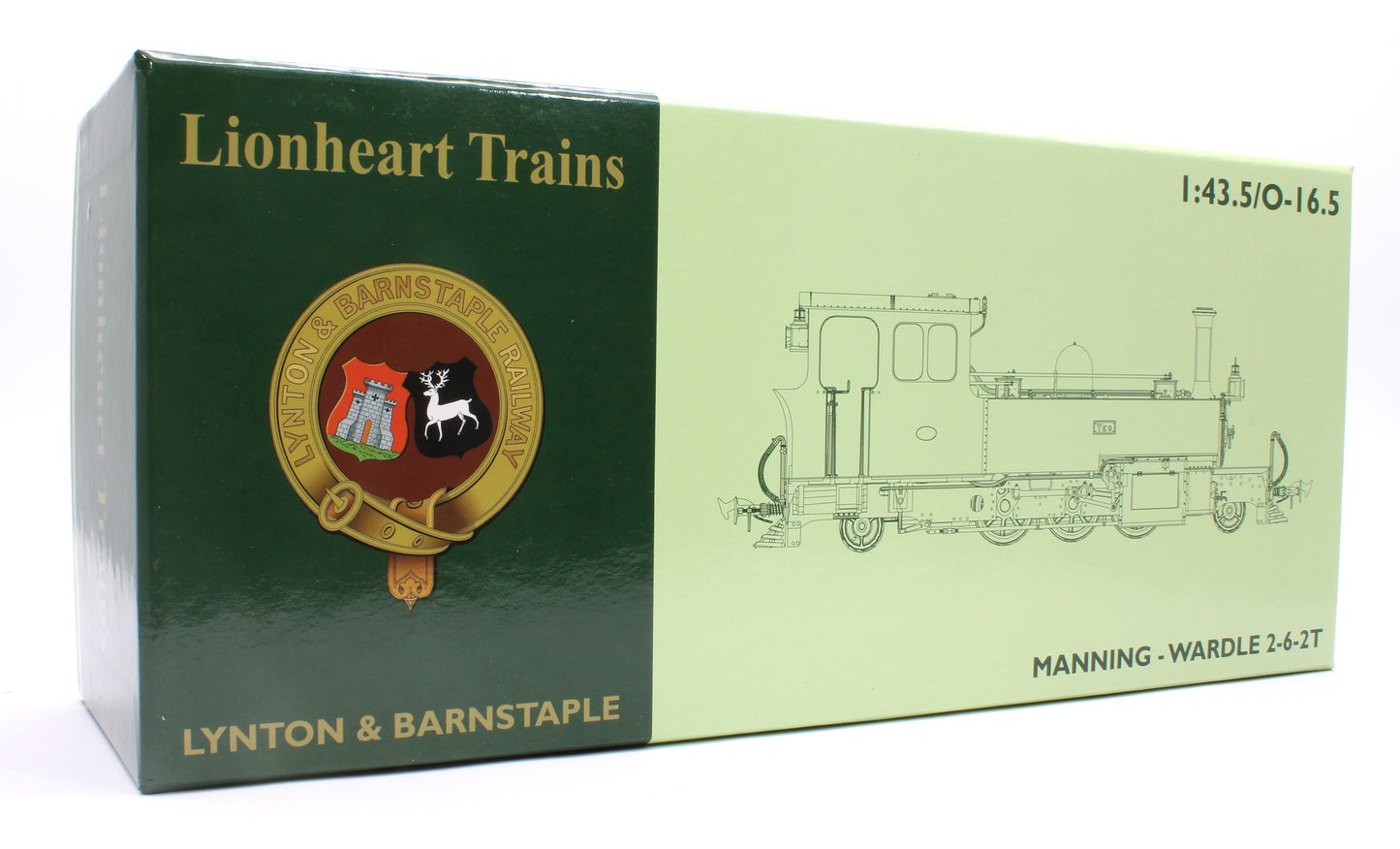 Lynton & Barnstaple Manning Wardle 2-6-2 TAW Southern Livery 1930-1931 (late Cab) - DCC Fitted