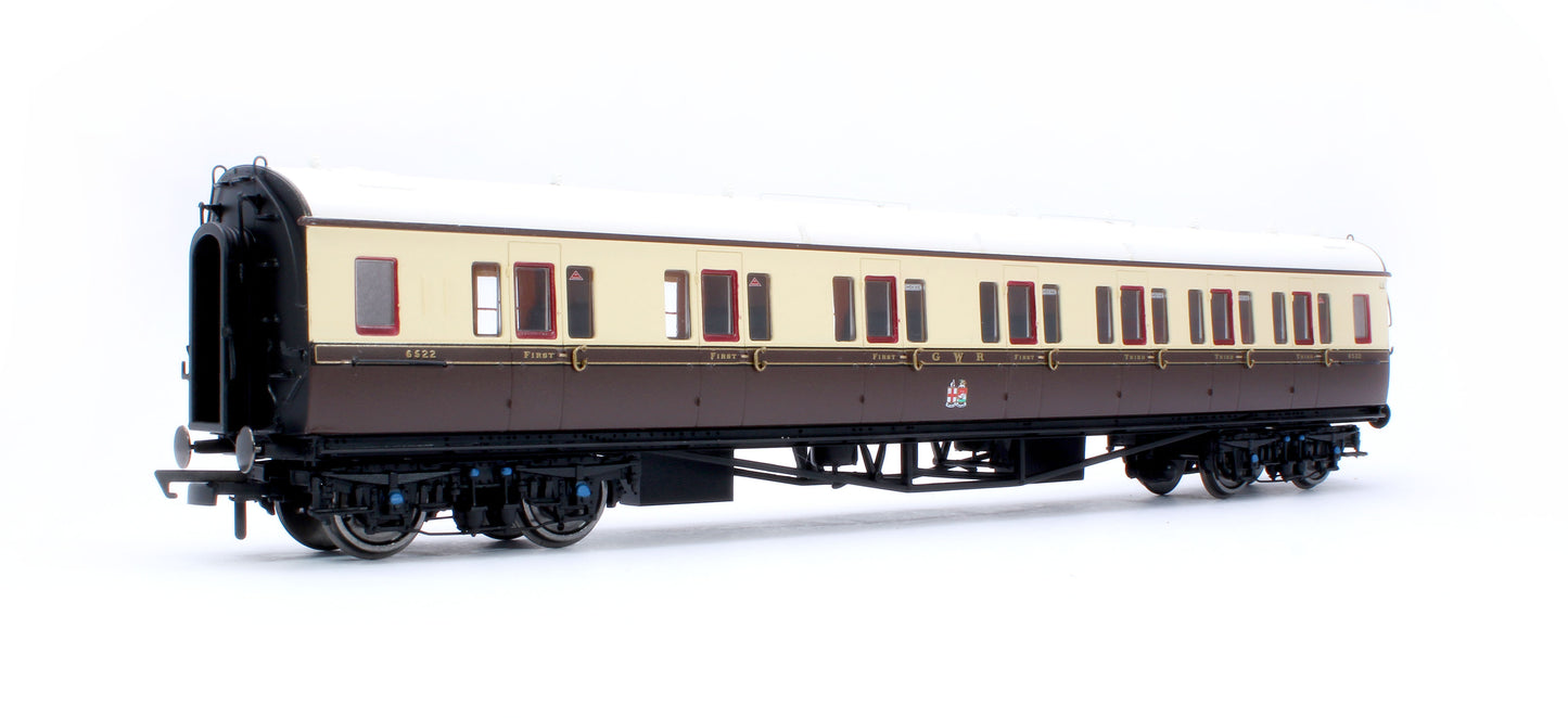GWR Collett Coaches Corridor Composite RH No.6522