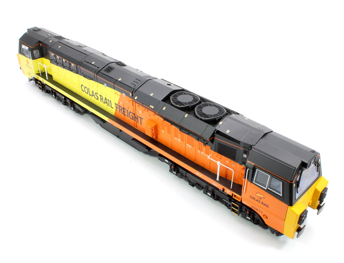 31-591ASF Pre-Owned Class 70 with Air Intake Modifications 70811 Colas Rail Freight Diesel Locomotive - DCC Sound