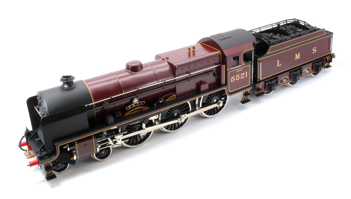E/42-B1 Patriot Class "Rhyl" 4-6-0 LMS Gloss Lined Maroon No. 5521 Steam Locomotive