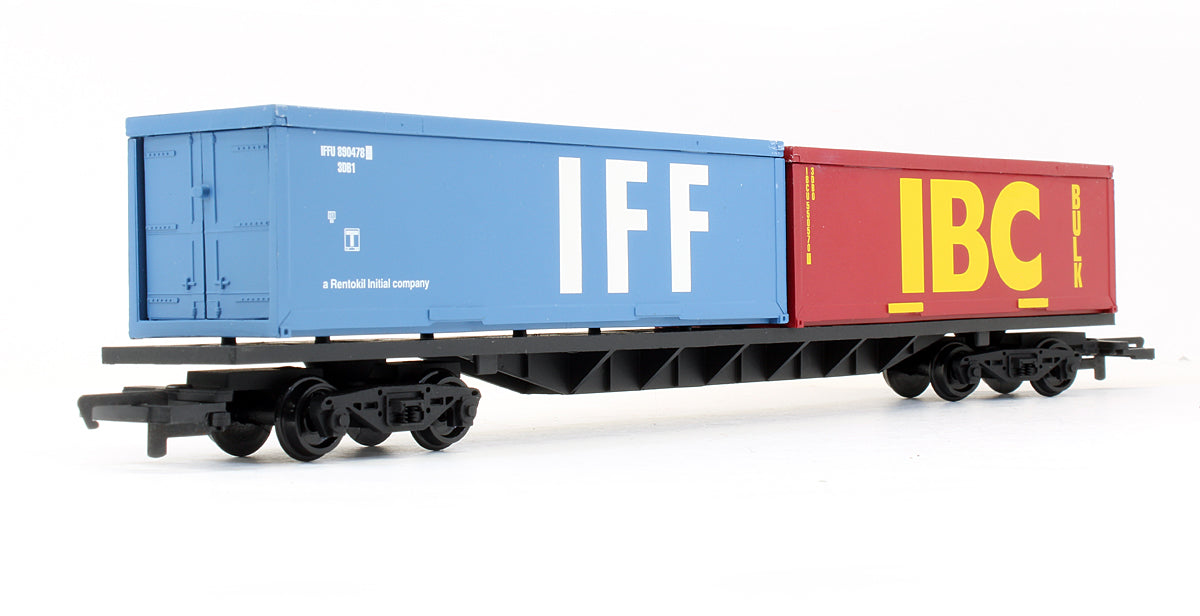 Pre-Owned RailRoad Container Wagon With Two 30ft Containers