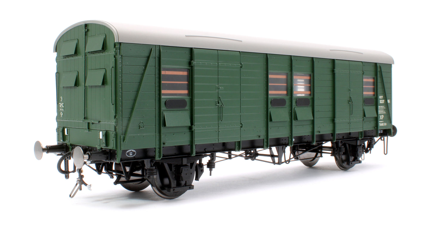 Covered Carriage Truck (CCT) BR(S) green No.S2376S (even planks)