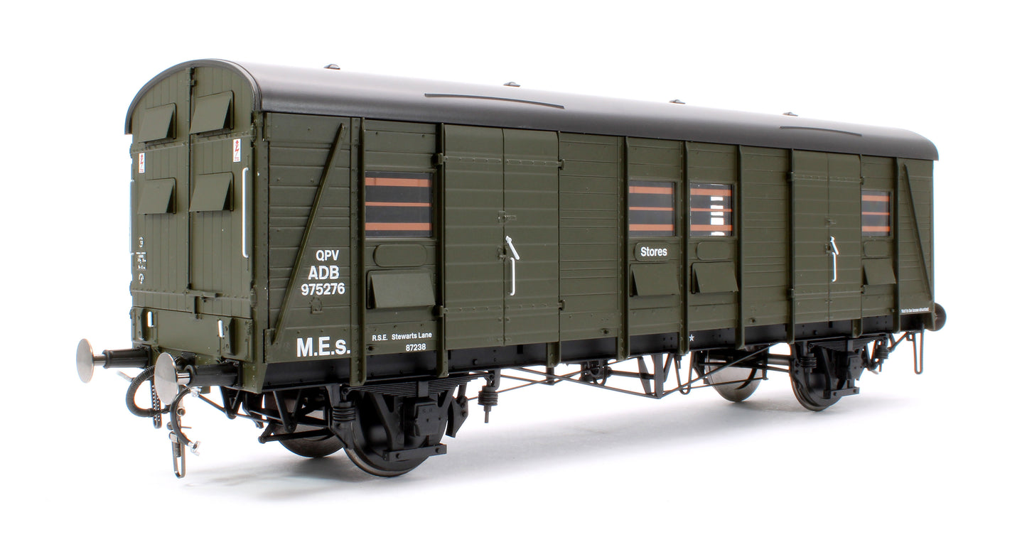 Covered Carriage Truck (CCT) ADB975276 BR Departmental Olive (uneven planks)