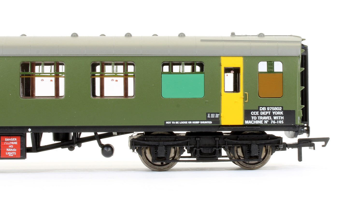 Pre-Owned R40007 BR Departmental, ex-Mk1 SK Ballast Cleaner Train Staff Coach, DB 975802