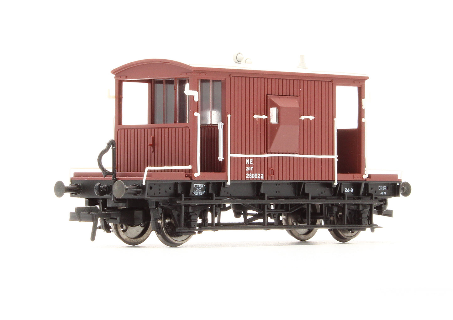 Pre-Owned 37-527 20 Ton Brake Van Fitted LNER Oxide '260922'
