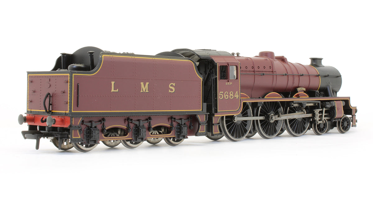 Pre-Owned Jubilee 5684 'Jutland' LMS Crimson 4000 Gallon Tender Steam Locomotive