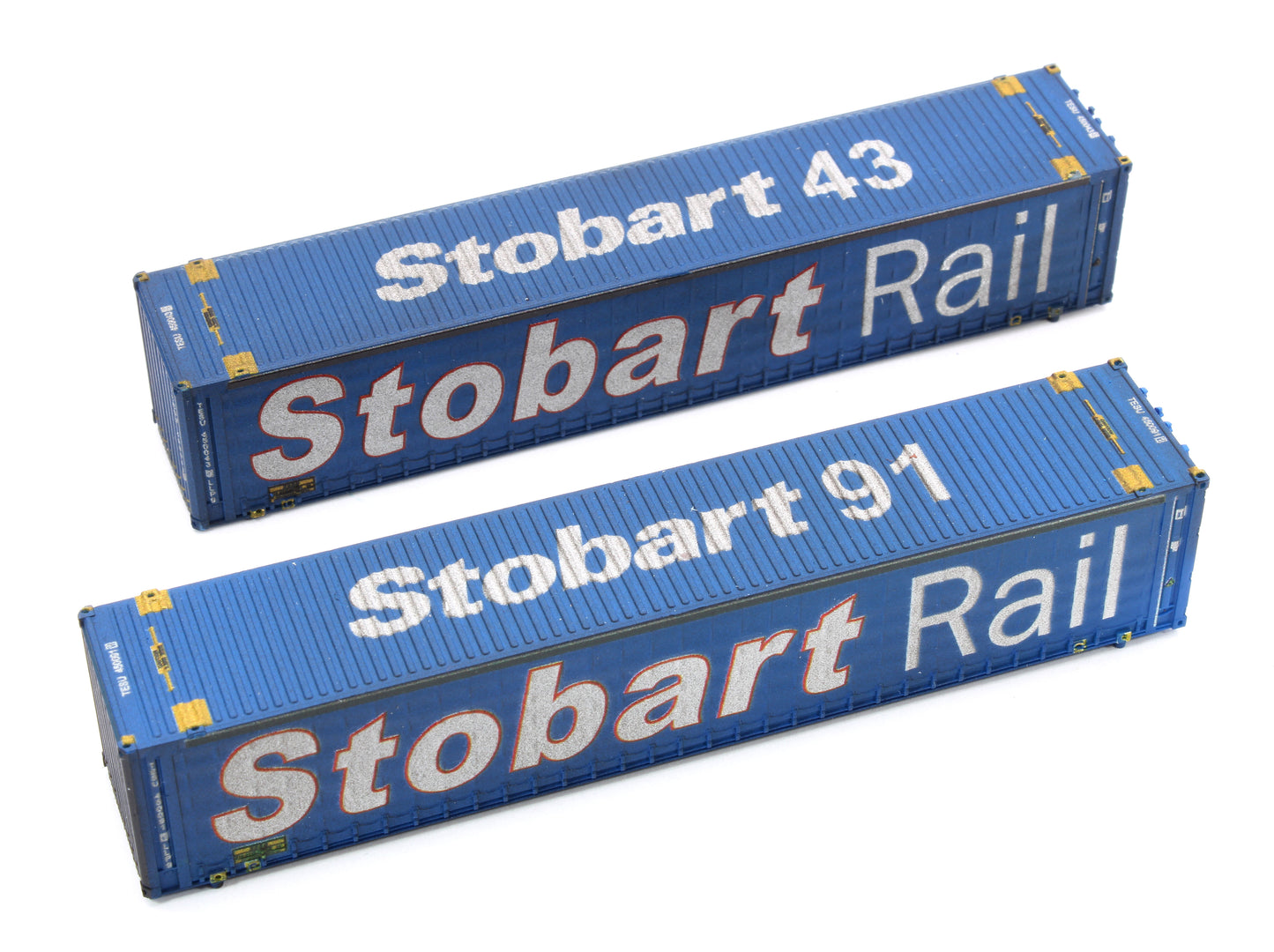 45ft Curtainside Container Tesco Pack of 2 - Weathered