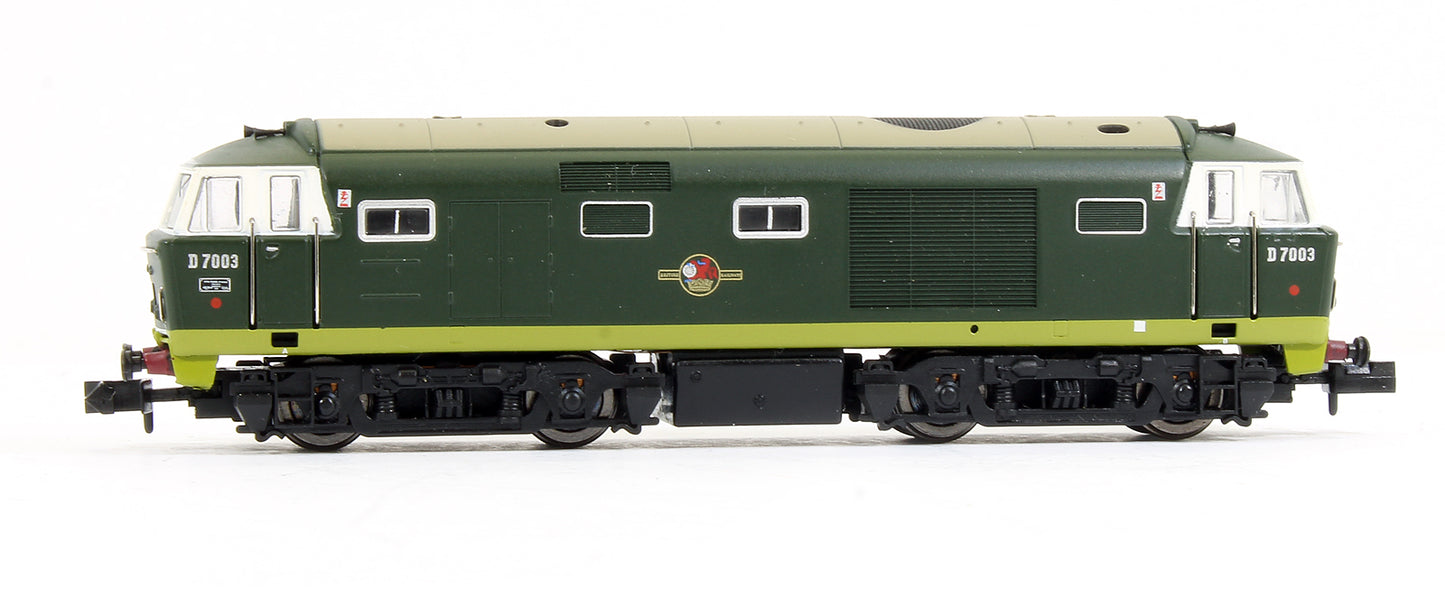 Pre-Owned Hymek D7003 BR Two Tone Green No YWP Late Crest Diesel Locomotive