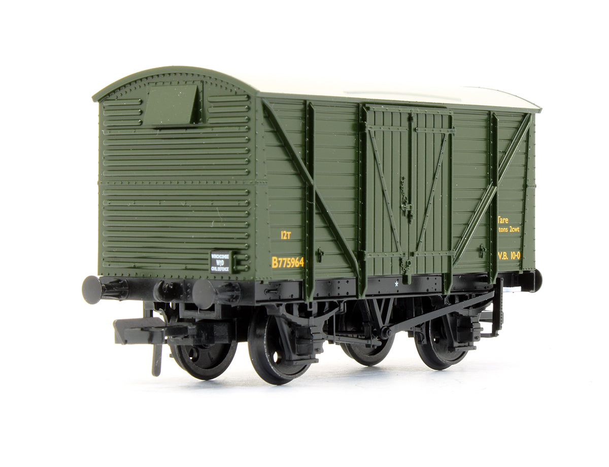 Pre-Owned BR 12Ton Vent Van Corrugated Ends WD Bronze Green - Exclusive Edition