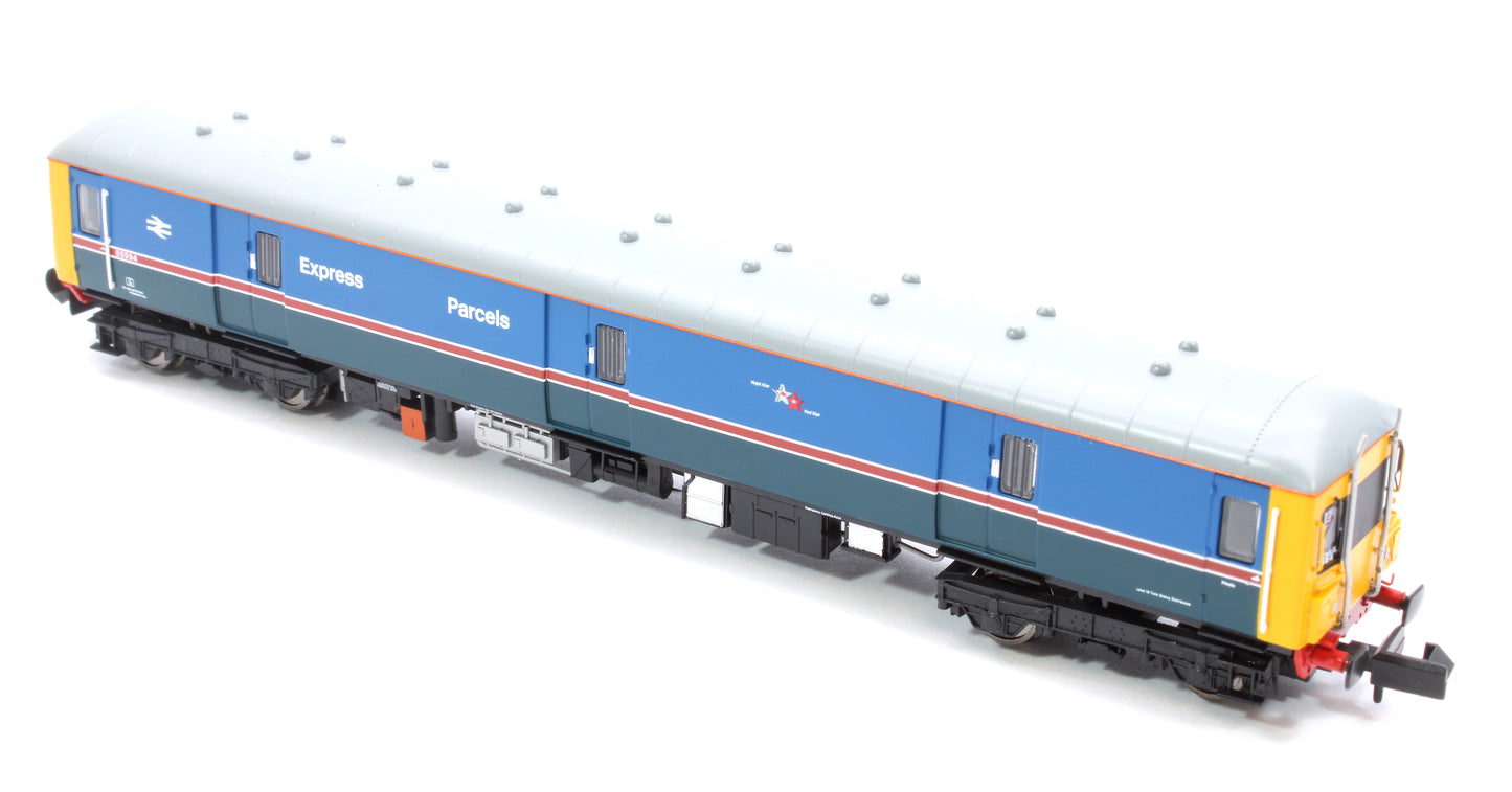 Class 128 55994 Express Parcels 2-tone blue livery with plated over corridors Diesel Locomotive