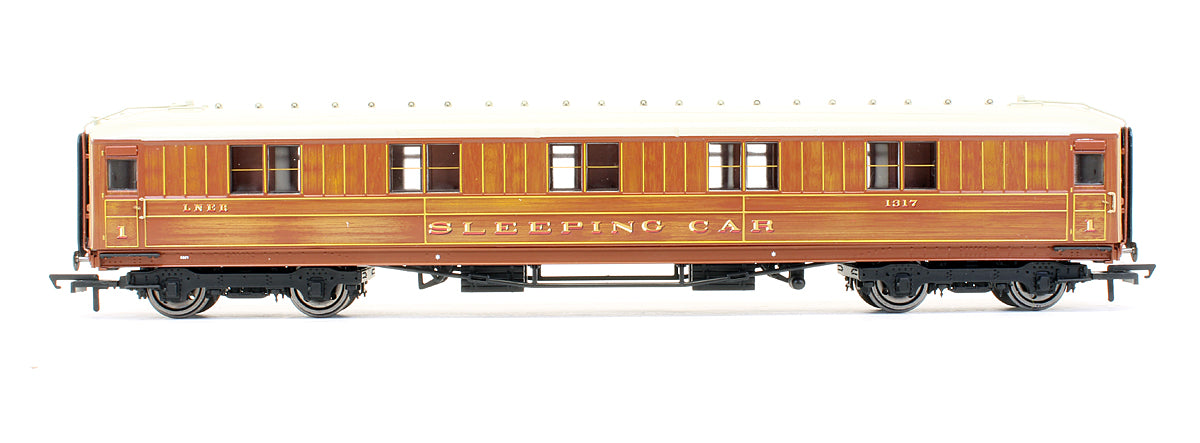 Pre-Owned R4174B LNER 61ft 6in Corridor 1st Class Sleeper Coach '1317'