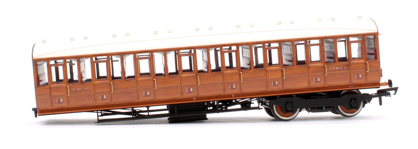 Quad Art Set No. 90A LNER Teak 4 Coach Pack