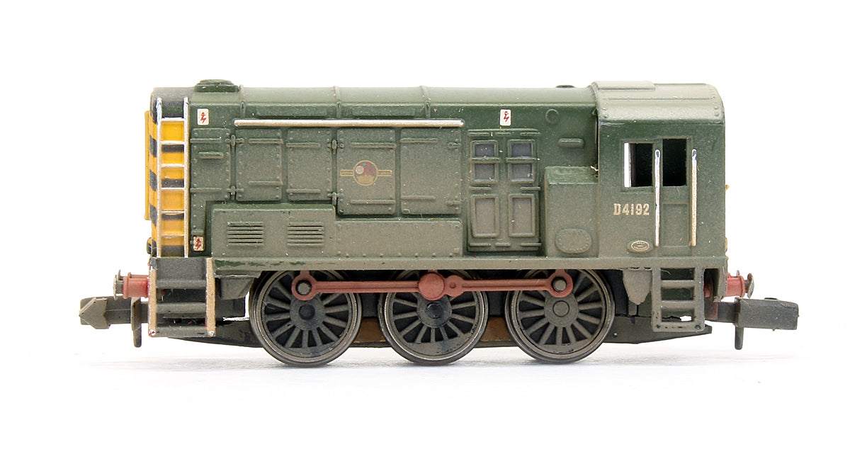Pre-Owned Class 08 'D4192' BR Green Late Crest Diesel Shunter Locomotive - Weathered