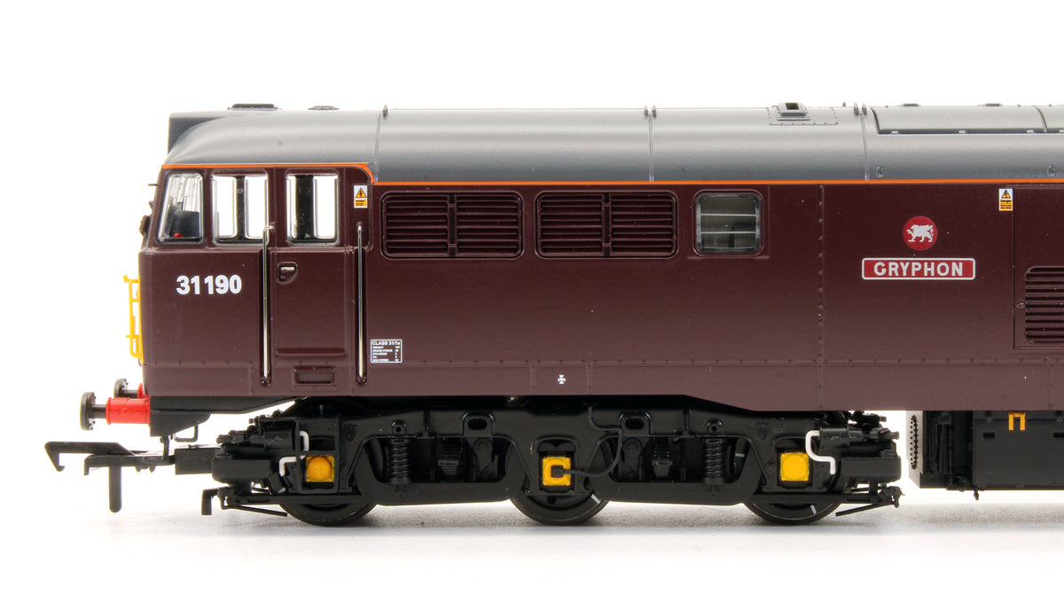 Pre-Owned 35-820KSF Class 31/1 Refurbished 31190 WCRC Maroon Diesel Locomotive (Exclusive Edition) - DCC Sound