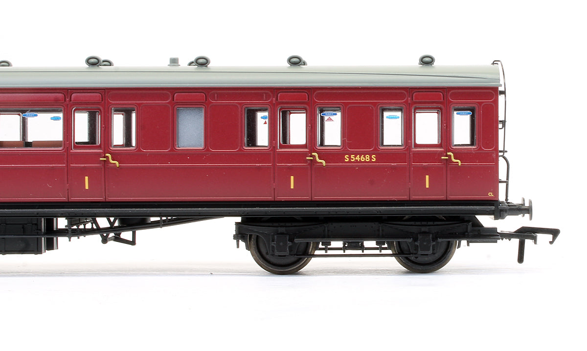 Pre-Owned 39-612 SE&CR 60' Birdcage Composite Lavatory Coach BR Crimson 'S5468S'