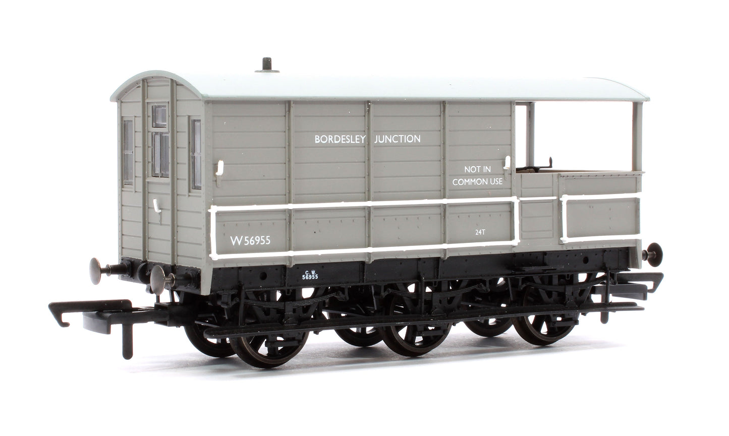 Pre-Owned OR76TOA003 Toad Brake Van - BR 6 Wheel Plated Bordesley Junction 'W56955'