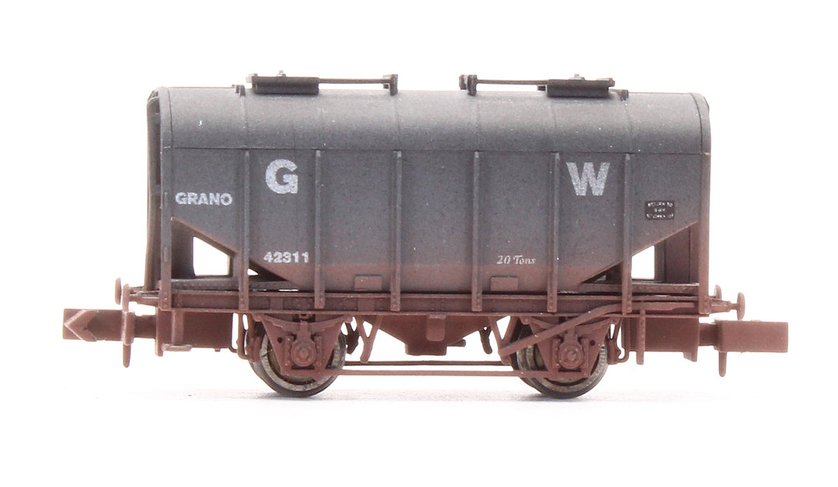 Pre-Owned GWR Bulk Grain Hopper Wagon No.42311 - Weathered