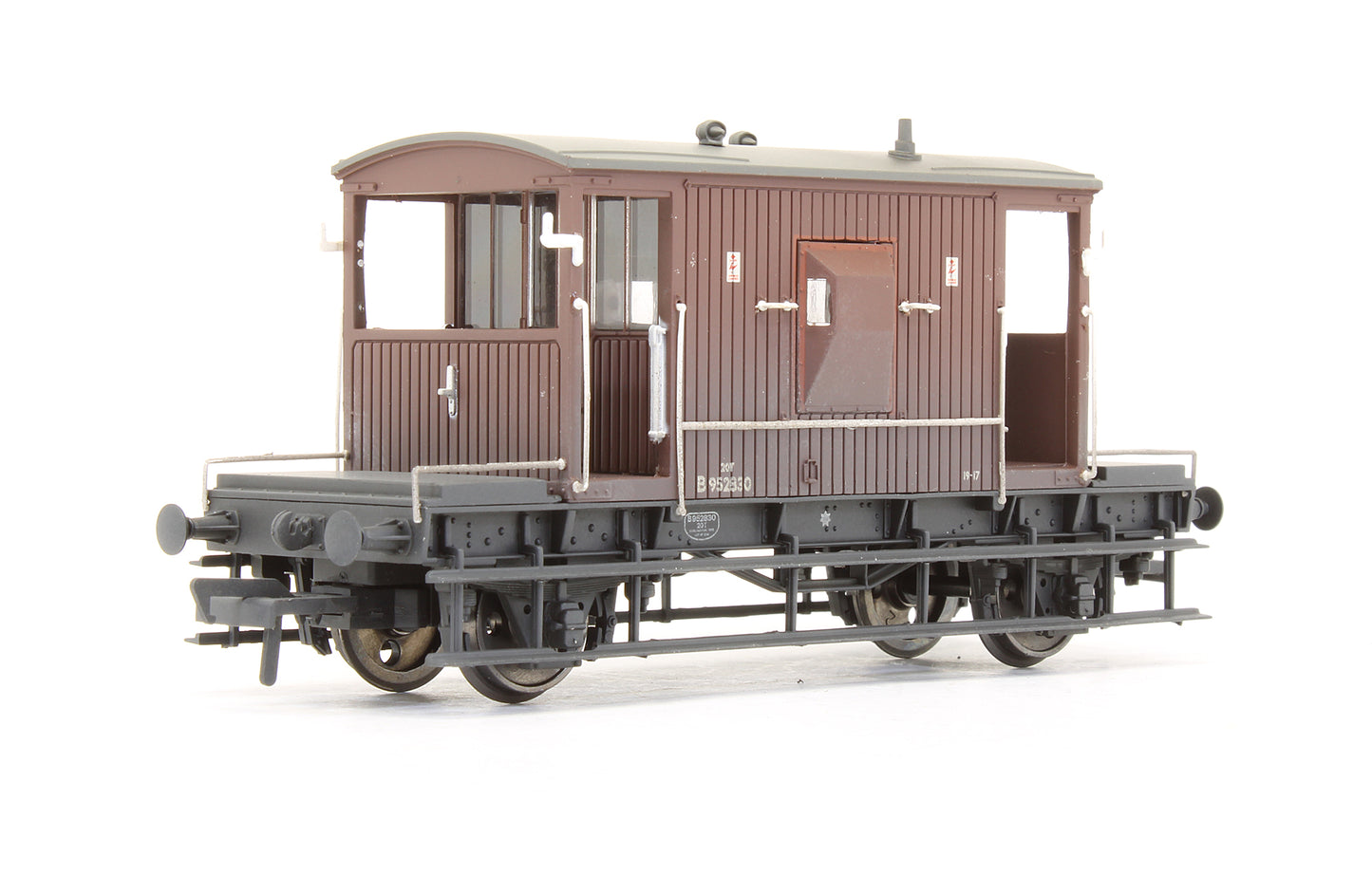 Pre-Owned 20 Ton Brake Van BR Bauxite 'B952830' - Weathered