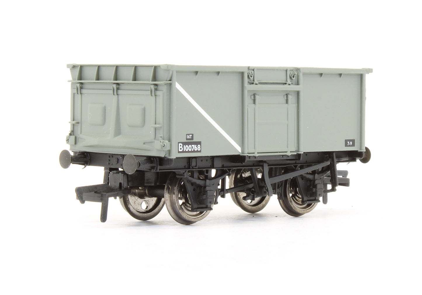 Pre-Owned 37-375 16T Pressed End Door Steel Mineral Wagon BR Grey 'B100768'