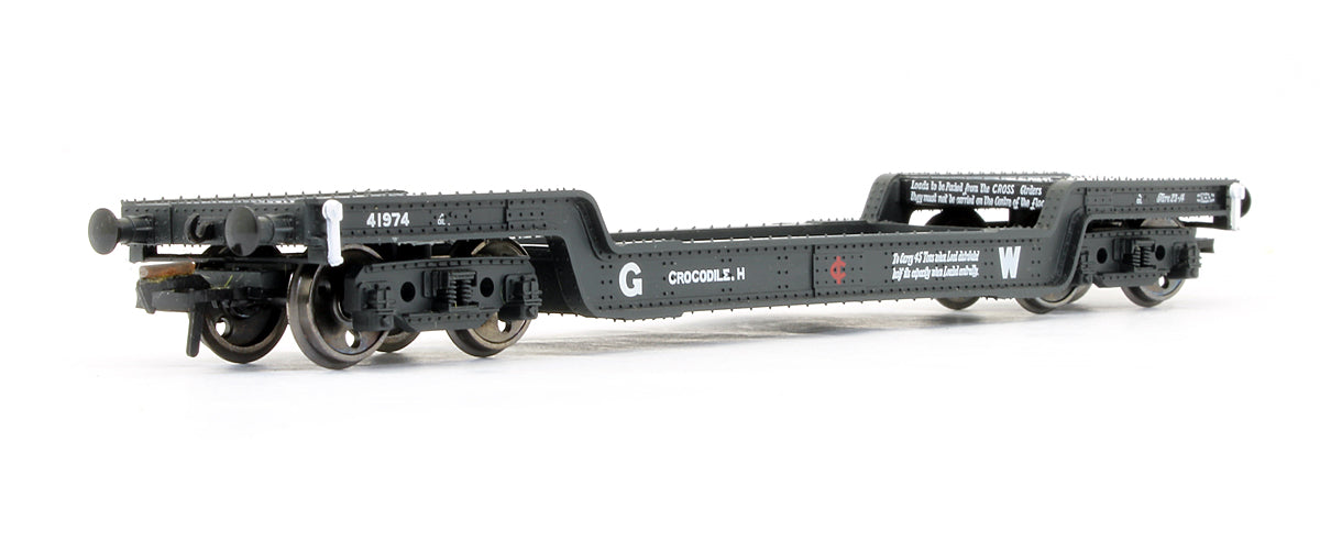 Pre-Owned 33-900E Bogie Well Wagon GWR Dark Grey