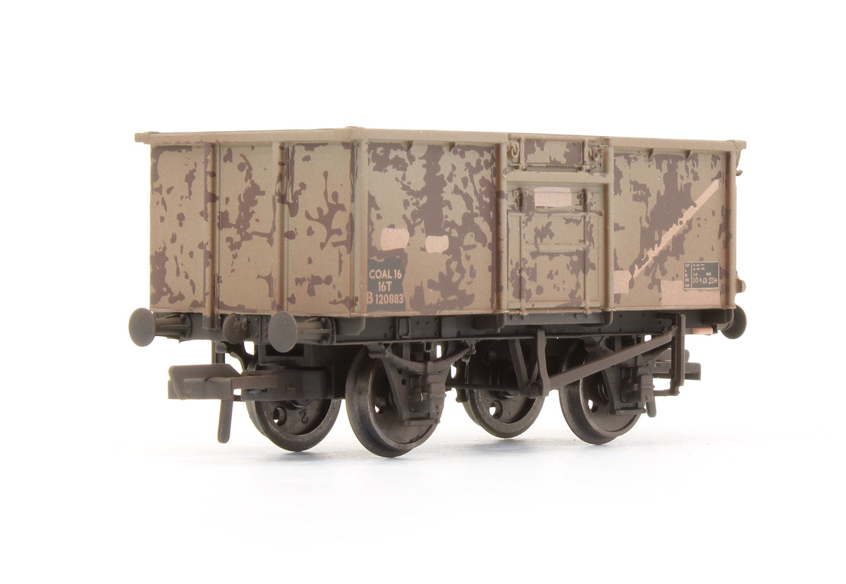 Pre-Owned Set Of 3 BR Grey 16T Steel Mineral Wagons- Weathered
