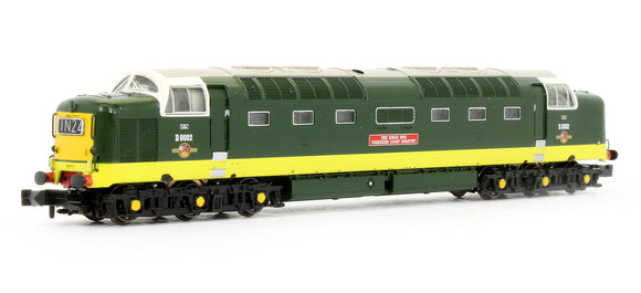 Pre-Owned Class 55 D9002 BR Two Tone Green 'The King's Own Yorkshire Light Infantry' Diesel Locomotive (DCC Fitted)