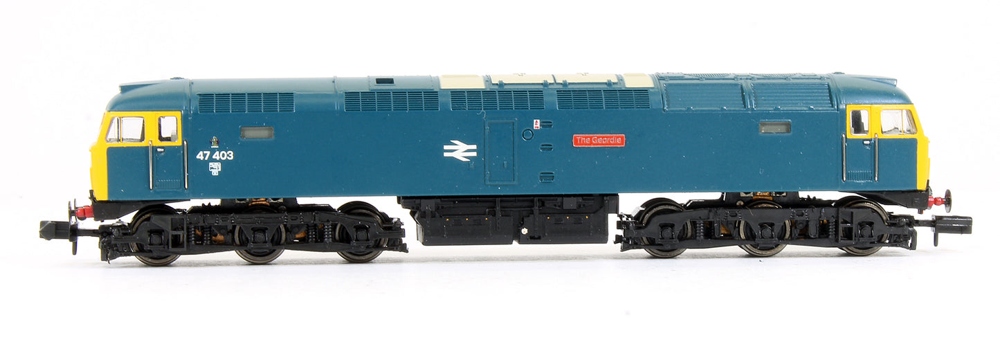 Pre-Owned Class 47 403 'The Geordie' BR Blue Diesel Locomotive