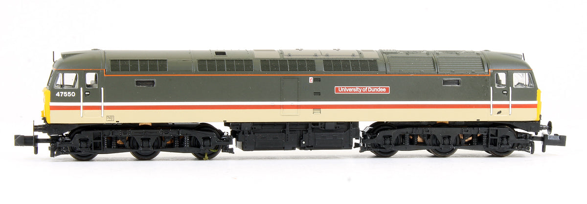 Pre-Owned 372-248 Class 47/4 47550 'University Of Dundee' BR Intercity Diesel Locomotive - DCC Fitted