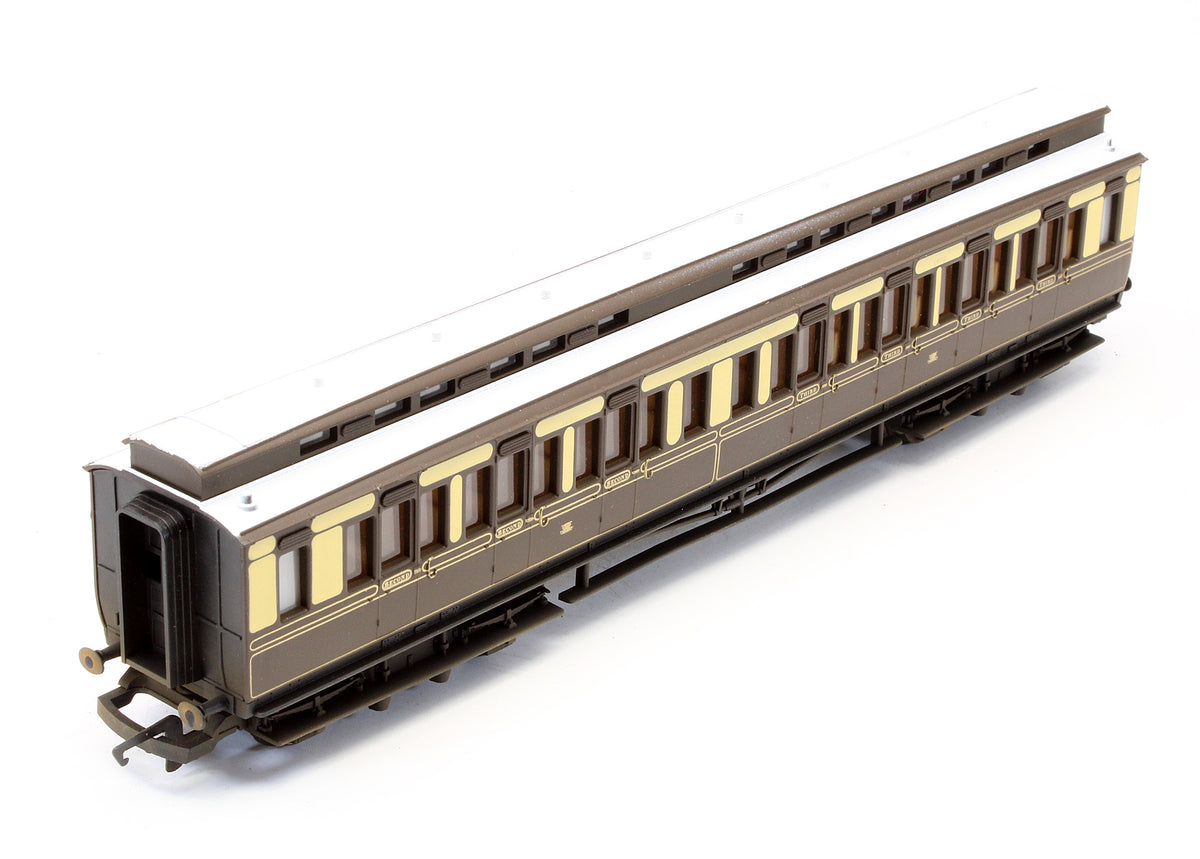 Pre-Owned GWR Clerestory Composite Coach '1602' - Custom Weathered
