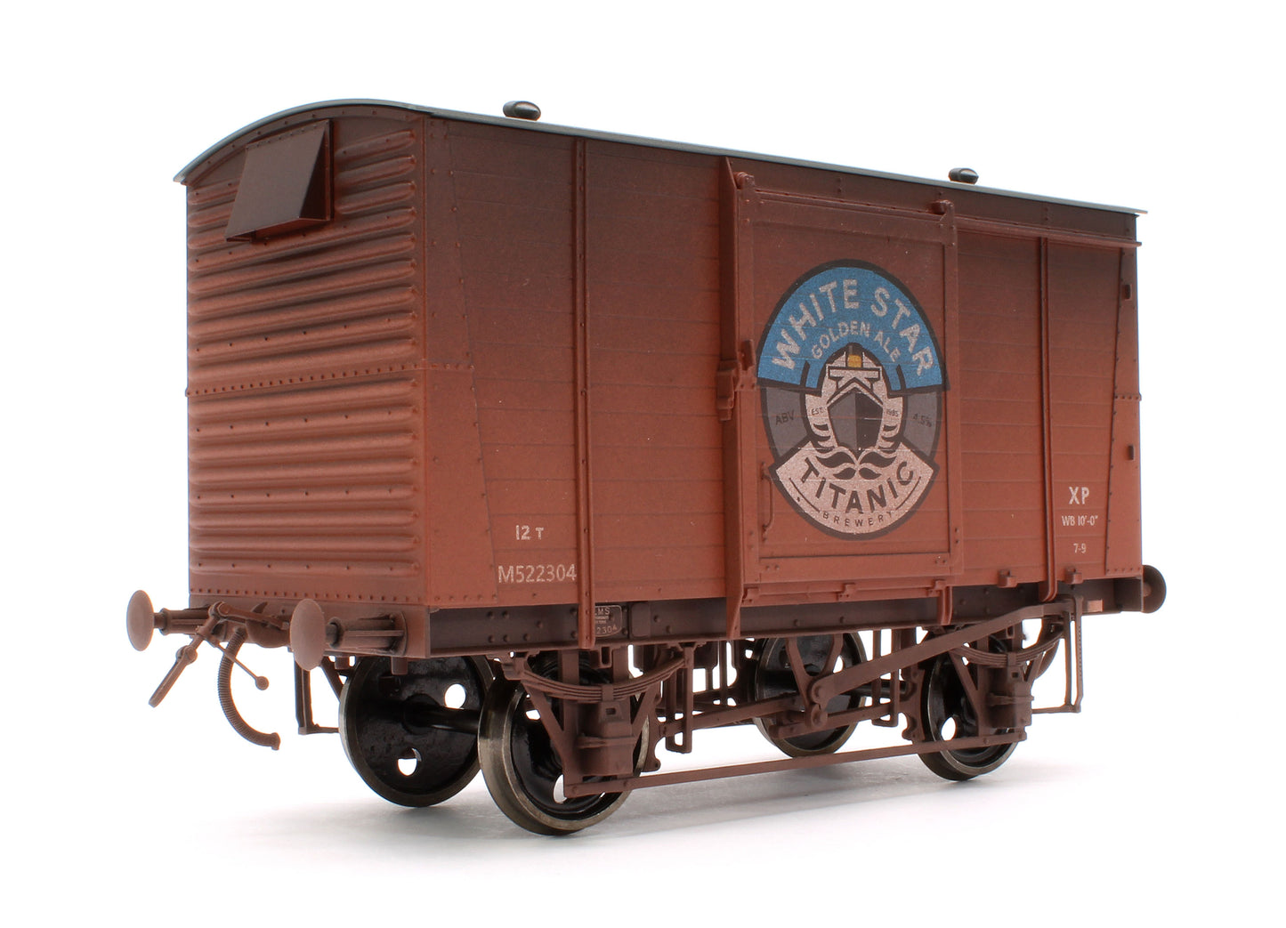LMS 12T Van Titanic Brewey White Star Golden Ale No.M522304 - Weathered
