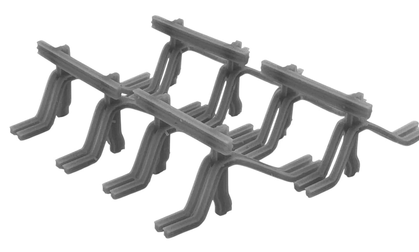 OO/HO Gauge Railway Buffer Stops (x4) – Resin, Unpainted Model Kit