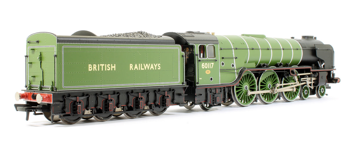 Class A1 60117 British Railways Apple Green Steam Locomotive