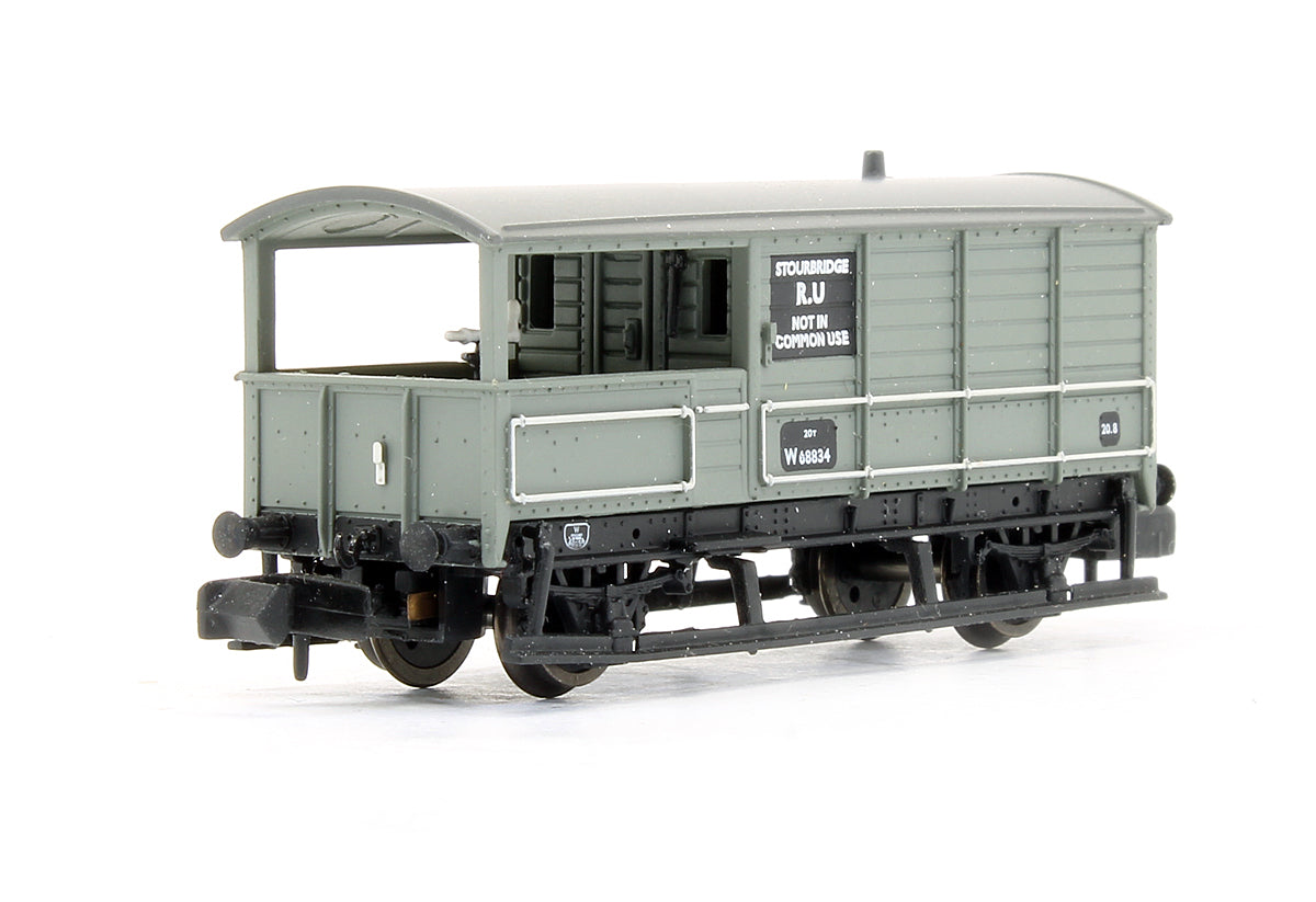Pre-Owned 20 Ton Toad Brake Van BR Grey