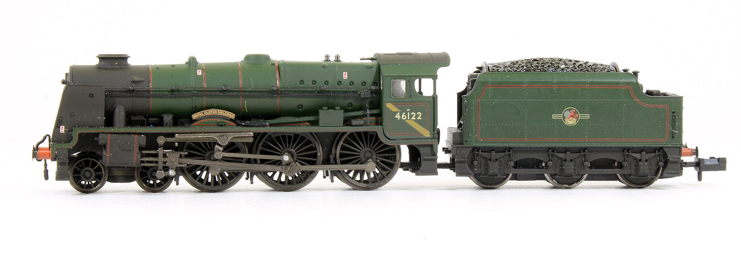 Pre-Owned 372-579 Rebuilt Royal Scot 46122 'Royal Ulster Rifleman' BR Green Late Crest Steam Locomotive - Weathered - DCC Fitted