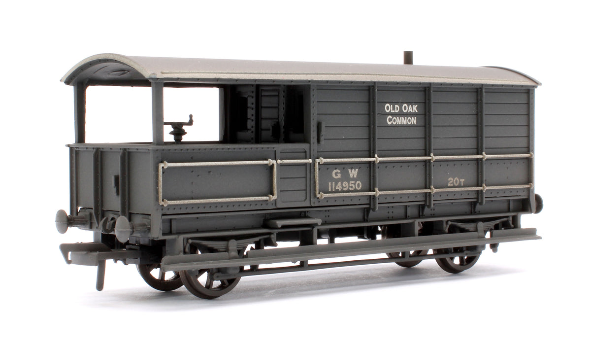 Pre-Owned 20 Ton GWR Grey Toad Brake Van - Old Oak Common '114950' - Weathered