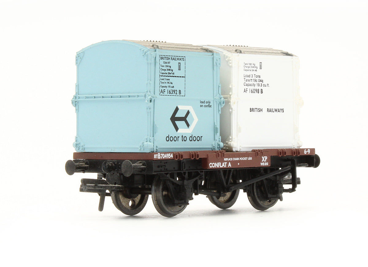 Pre-Owned 37-976 Conflat With Two AFU Containers BR 'B704954'
