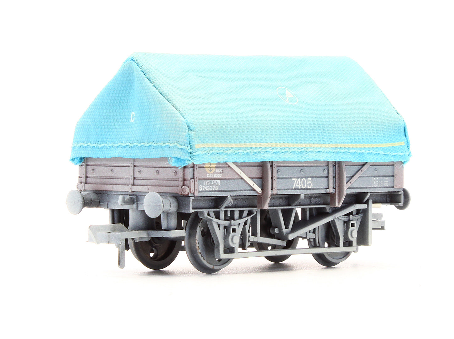 Pre-Owned 33-080B BR Bauxite China Clay Wagon With Hood B743378 - Weathered