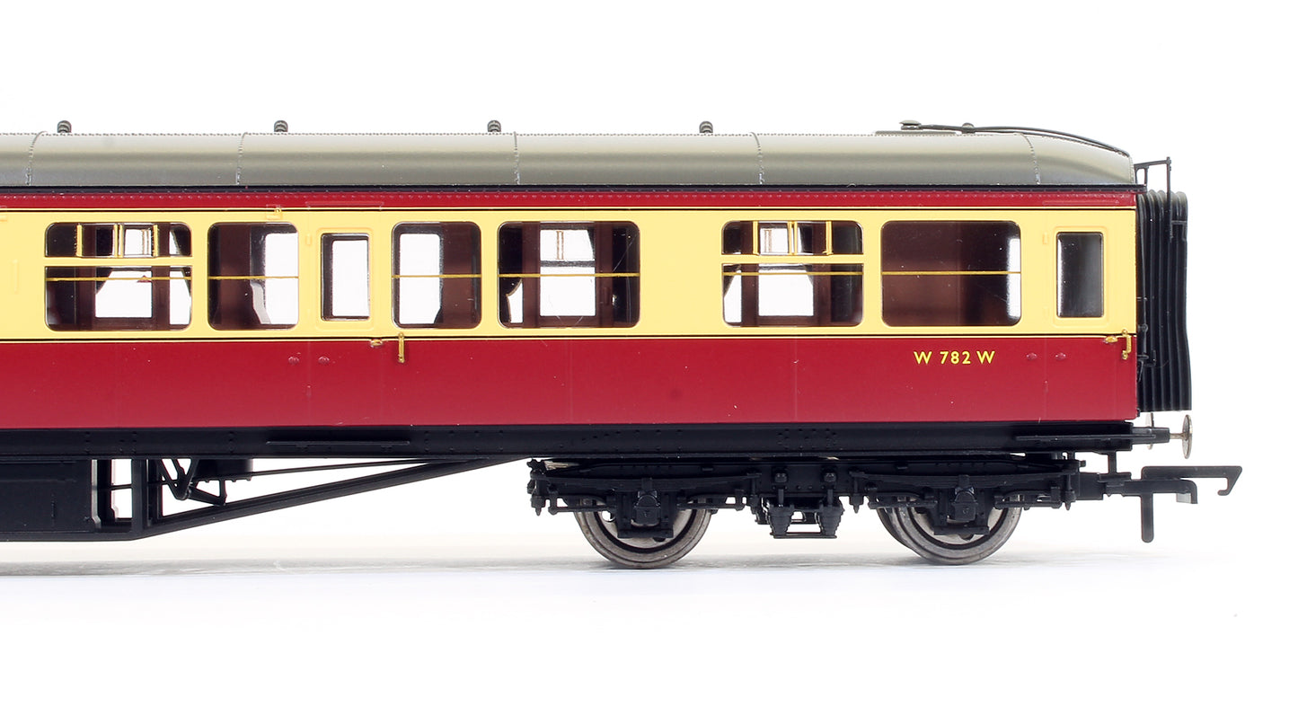 Pre-Owned R4405 BR Crimson & Cream Hawksworth 3rd Class Coach 'W782W'