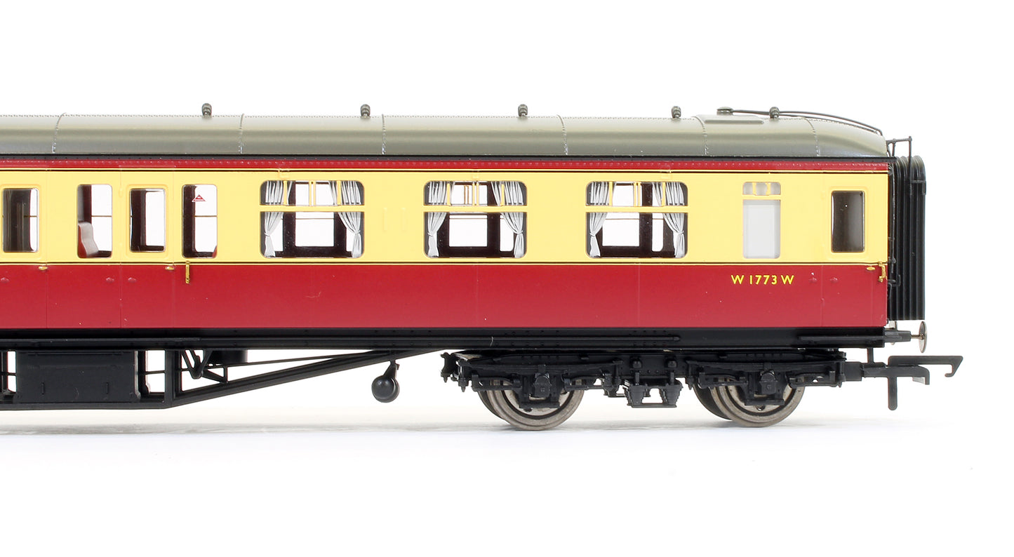 Pre-Owned R4406 BR Crimson & Cream Hawksworth Brake 3rd Class Coach 'W1773W'