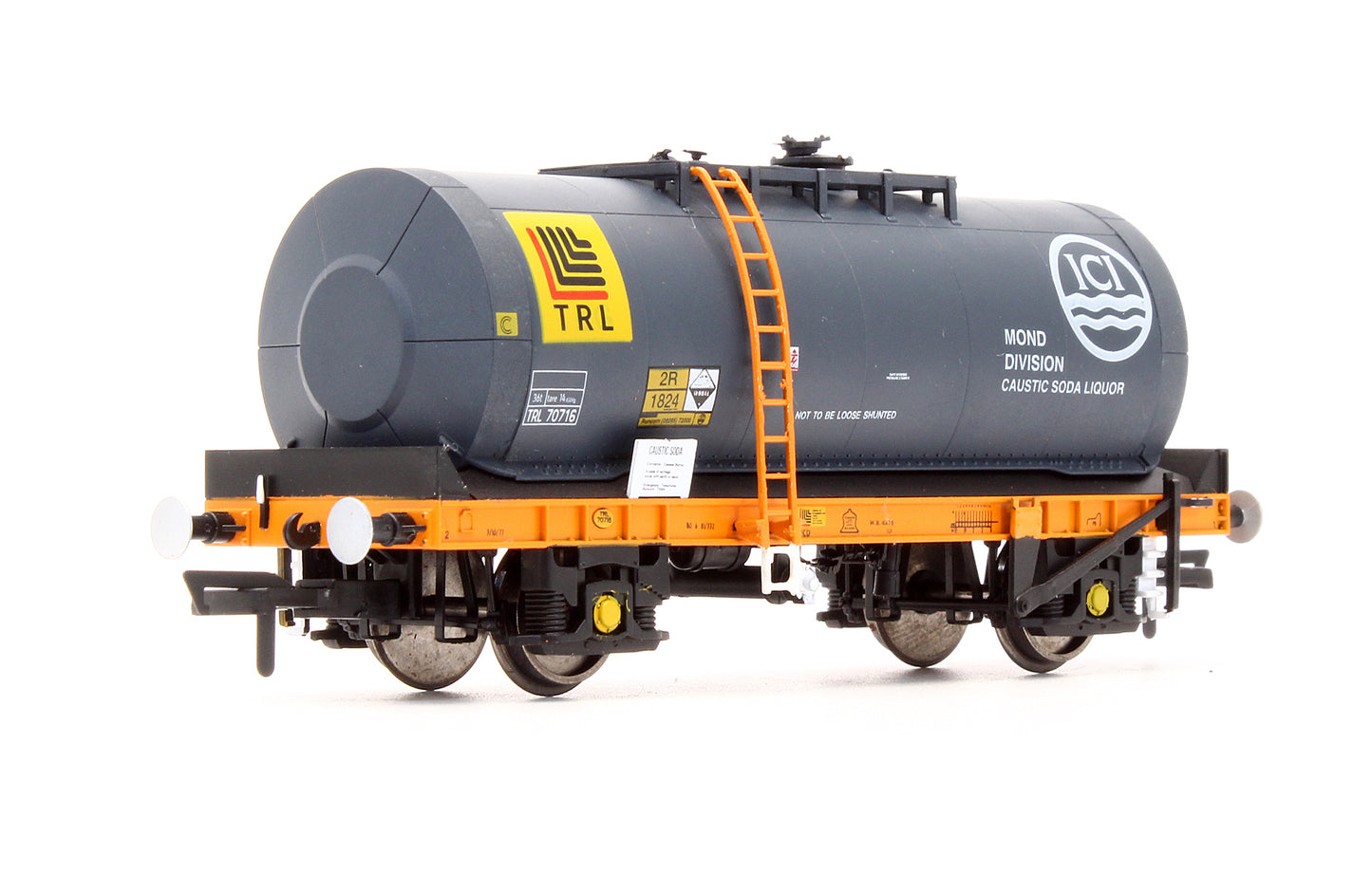 Pre-Owned OO-TUA-007 TUA Caustic Soda / Clay Slurry Tank Wagon ICI TRL 70716