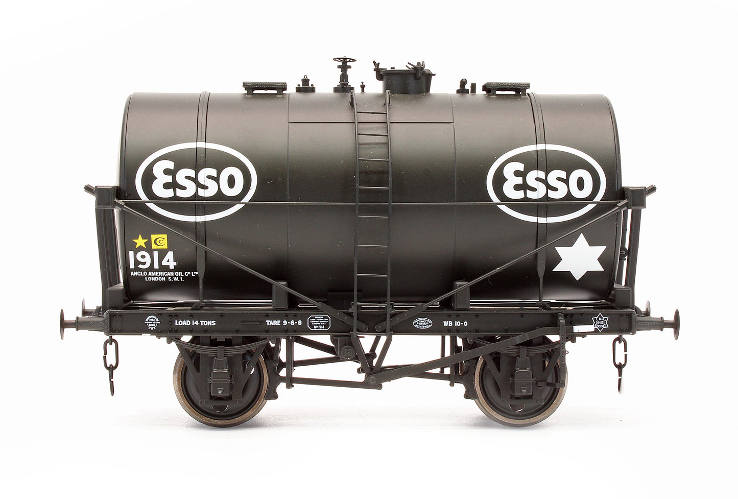 Pre-Owned 7F-059-004 14T Tank Wagon Class B Shell Esso Black No.1914