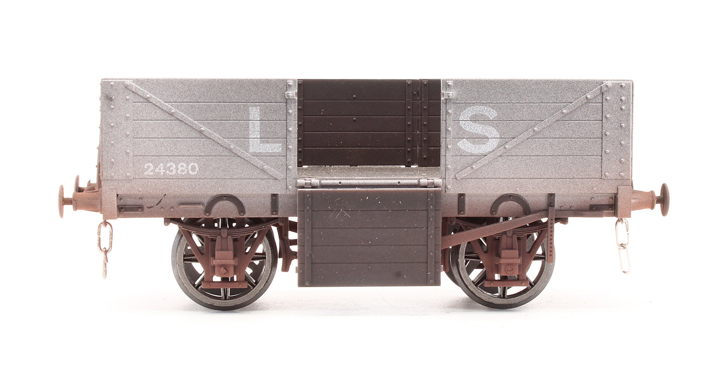 Pre-Owned 7F-051-035W LMS 5 Plank Open Wagon No.24380 - Weathered