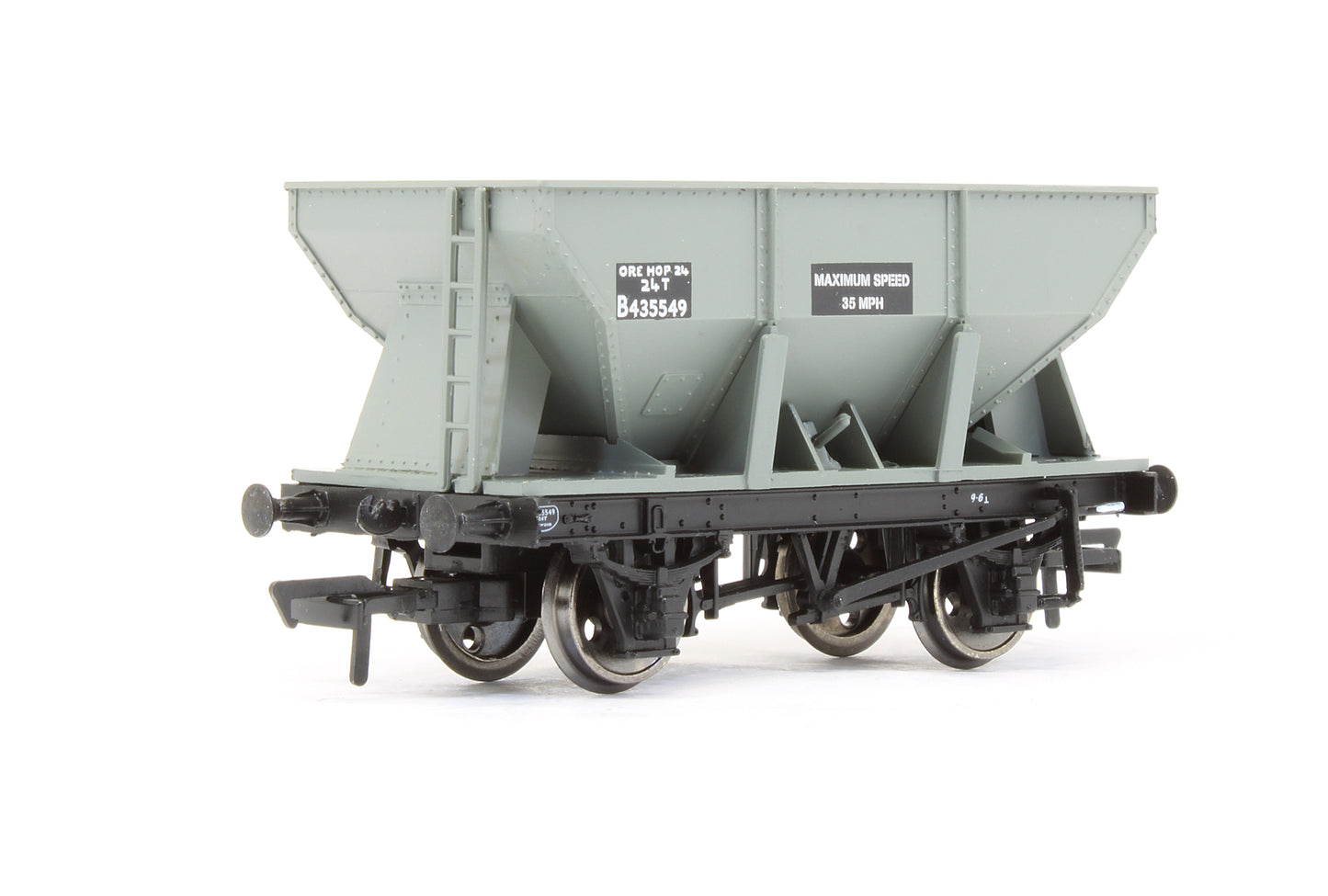 Pre-Owned 24T Ore Hopper Wagon BR Grey Iron Ore 'B435549'