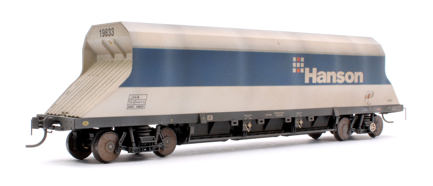 Custom Weathered P & D JHA (middle hopper) Hanson Blue & Grey 19833