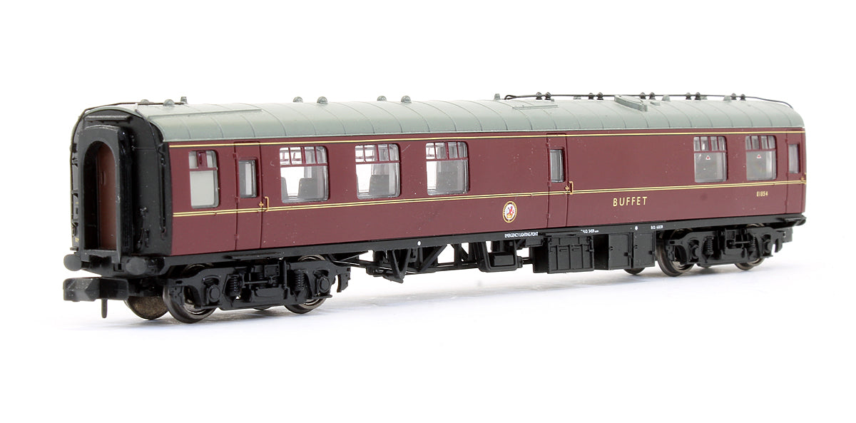 Pre-Owned 374-107 BR MK1 RMB Mini Buffet Car BR Maroon 'E1854'