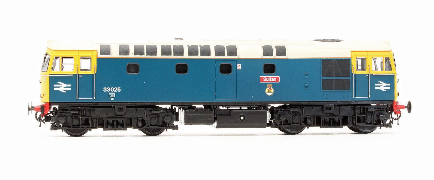 Pre-Owned Class 33 BR Blue 33025 'Sultan' Diesel Locomotive - DCC Fitted