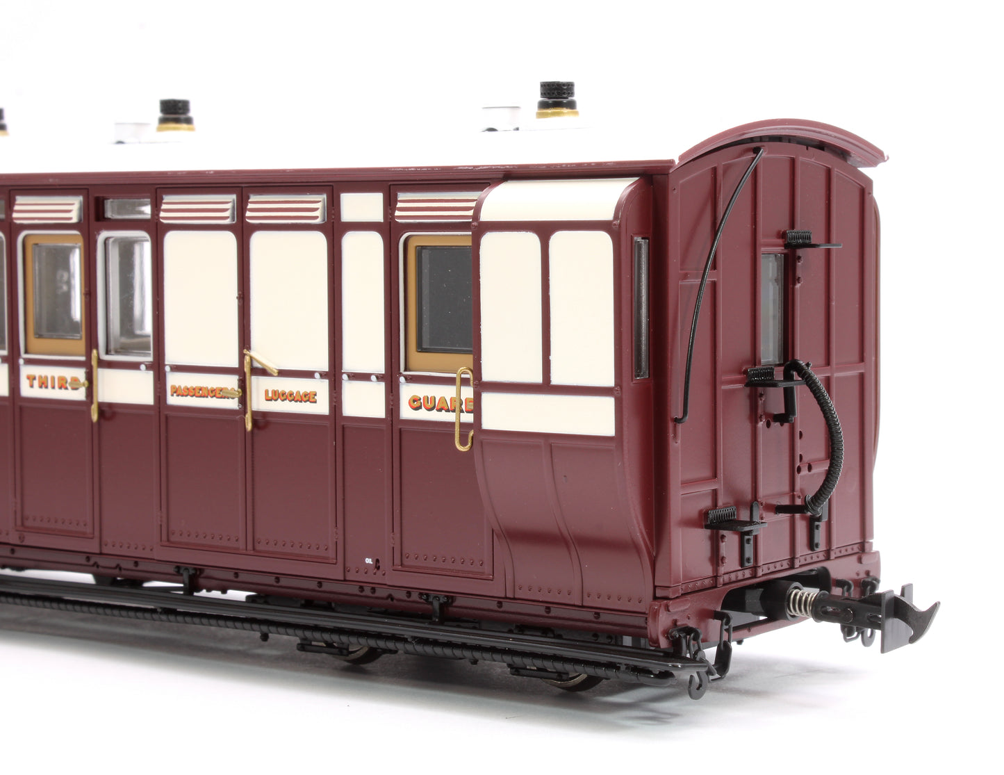 Lynton & Barnstaple Brake Composite Red/Ivory No.15 1902-1922 - DCC Fitted