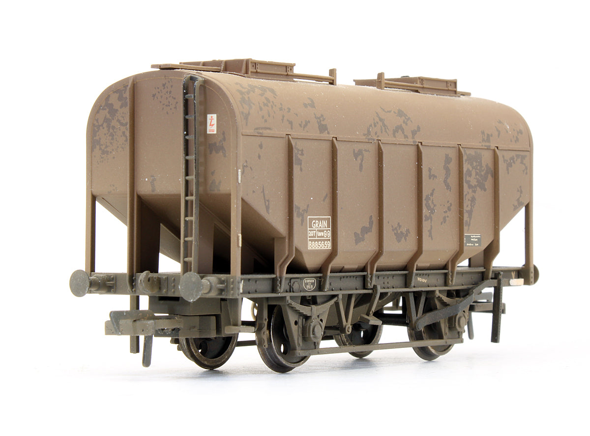 Pre-Owned 21 Ton Grain Hopper BR Bauxite (Late) - Weathered