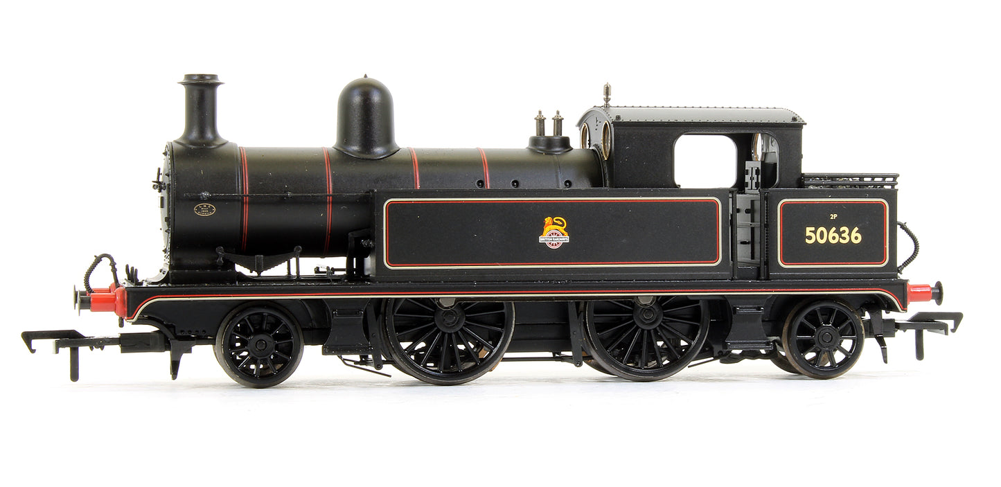 Pre-Owned 31-166 L&YR 2-4-2 tank 50636 BR Black Early Emblem Steam Locomotive