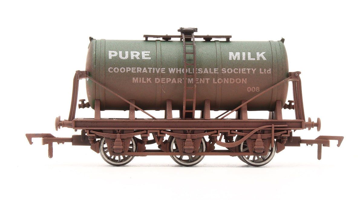 Pre-Owned 'Cooperative Wholesale Society Ltd' 6 Wheel Tank Wagon 008 - Weathered - Limited Edition